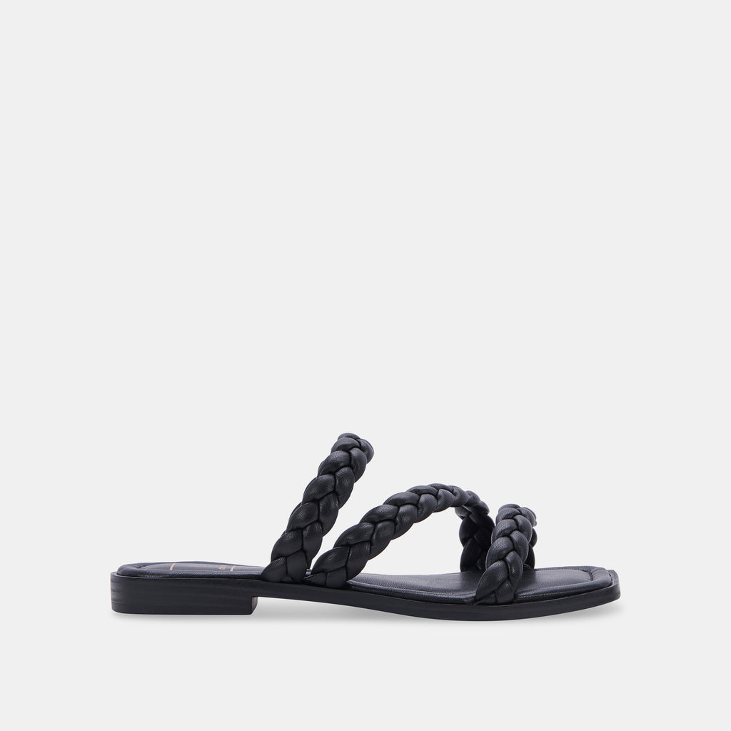 IMAN WIDE SANDALS BLACK STELLA– Dolce Vita 6891675025474