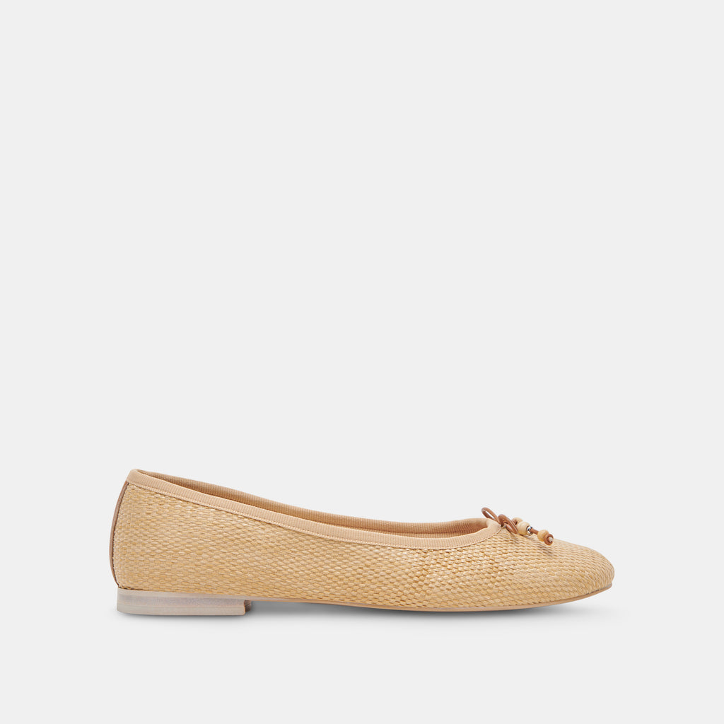 CACY BALLET FLATS NATURAL RAFFIA– Dolce Vita 6911562317890