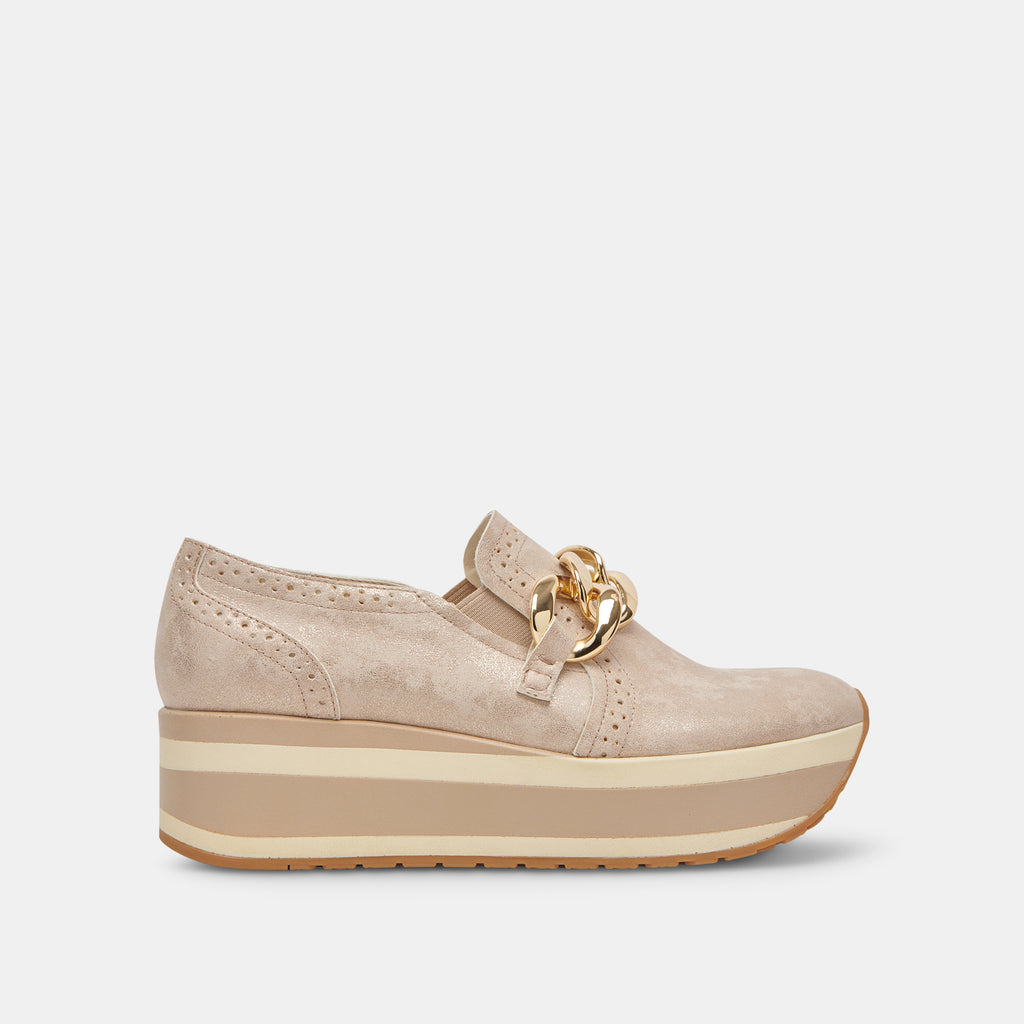 JHENEE SNEAKERS LIGHT GOLD NUBUCK– Dolce Vita 6940680126530