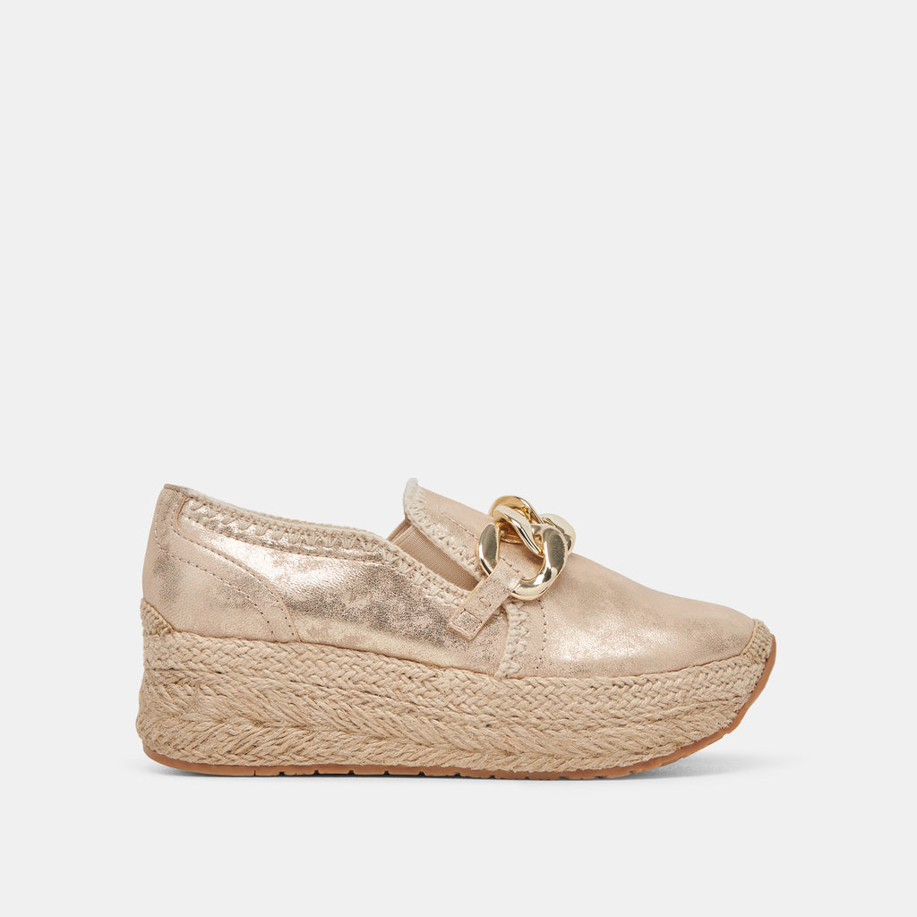 JHENEE ESPADRILLE SNEAKERS LIGHT GOLD NUBUCK– Dolce Vita 6944636665922