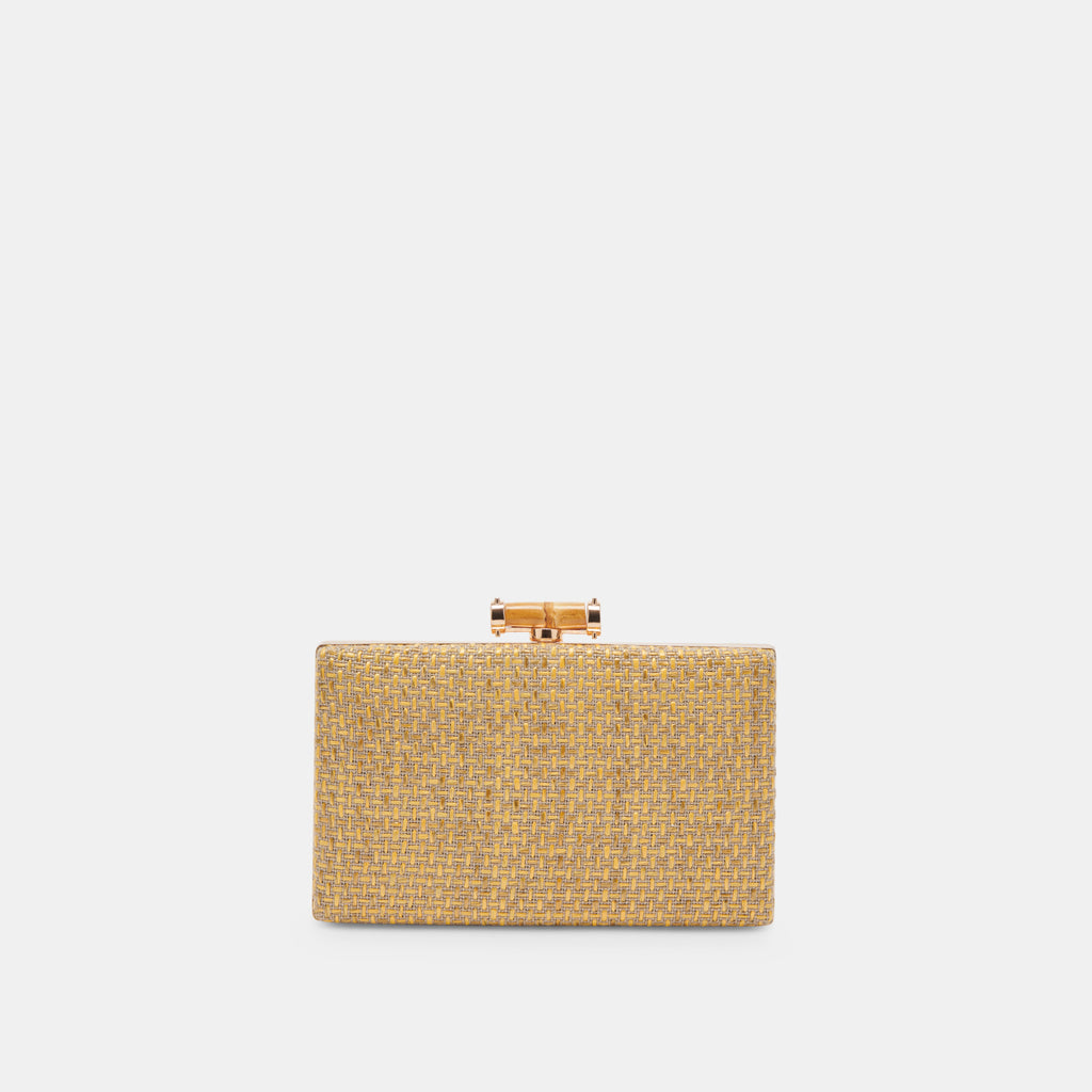 SANDY CLUTCH NATURAL WOVEN– Dolce Vita 6964321583170